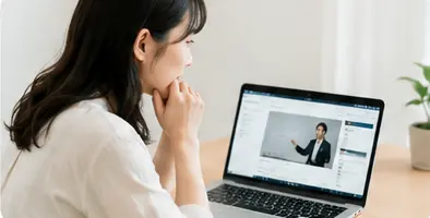 学習サイクル：動画での事前学習イメージ